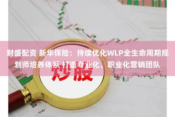 财盛配资 新华保险：持续优化WLP全生命周期规划师培养体系 打造专业化、职业化营销团队